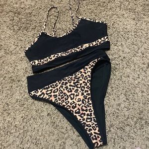 cheetah bikini